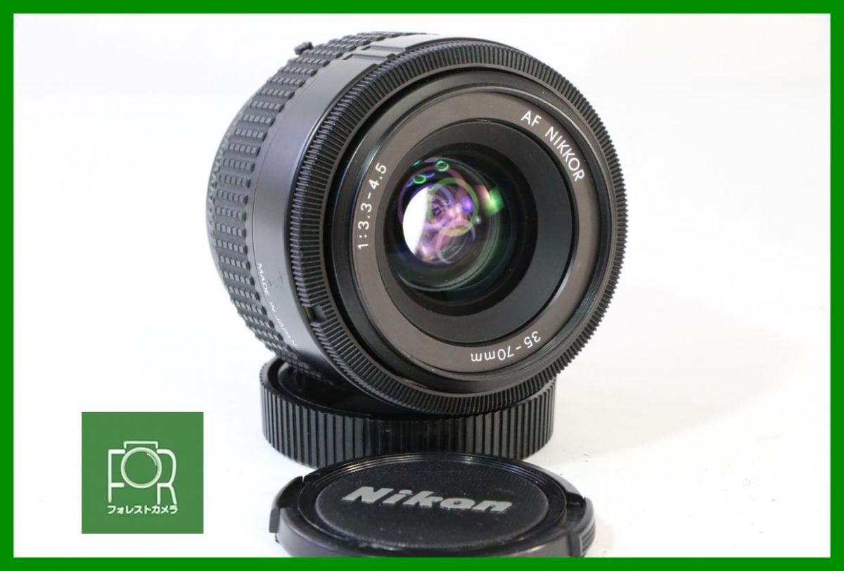 点検済 ニコン Nikon AF NIKKOR 35-70mm F3.5-4.5 前後キャップ付き R54