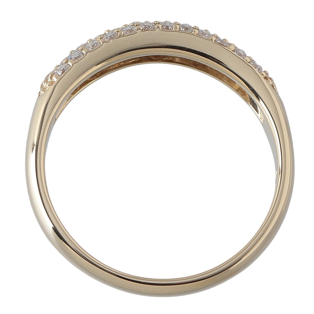 ポンテヴェキオ ダイヤ リング パヴェ ピッコリーニ 0.40ct 12号 K18YG