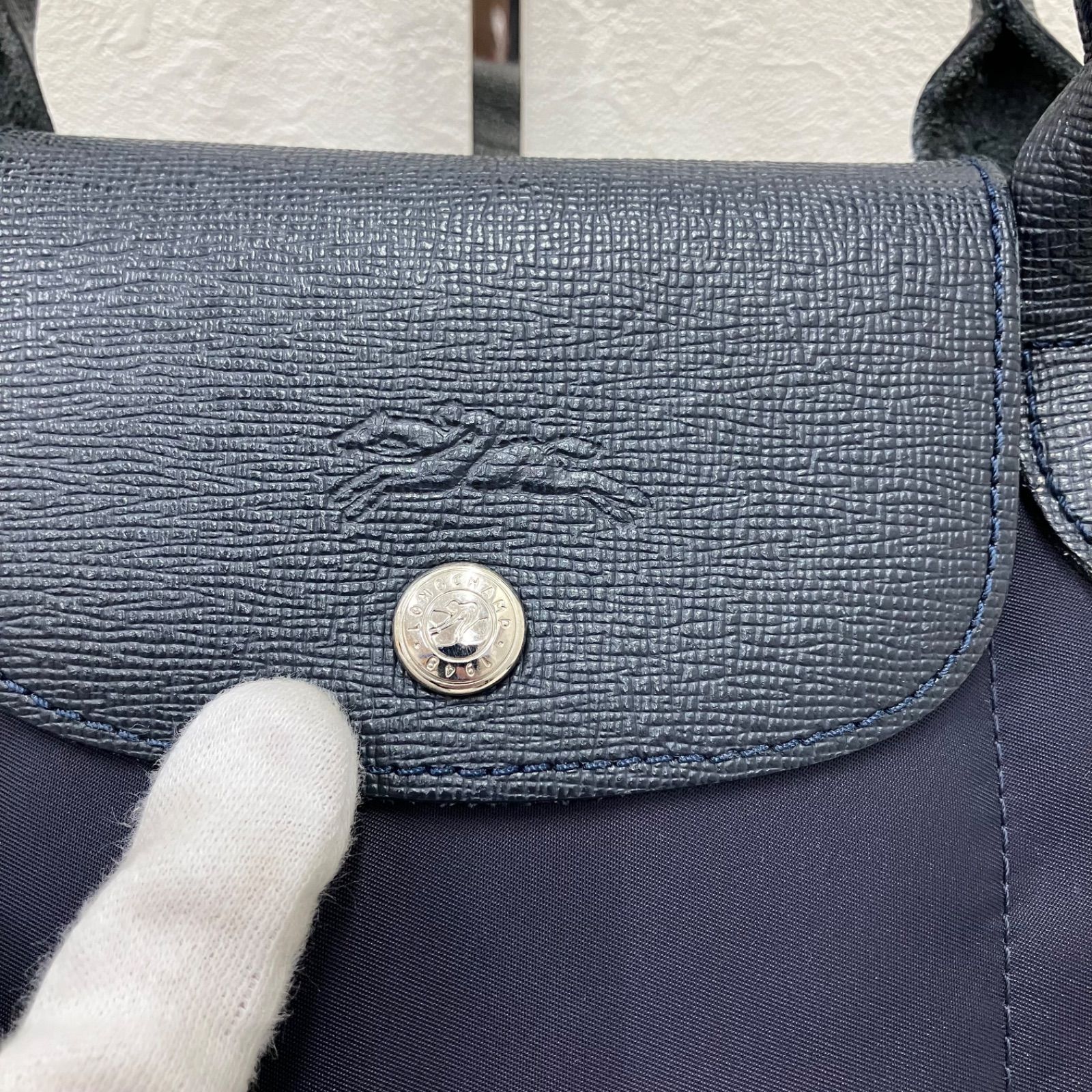 ハンドバック ネイビー系