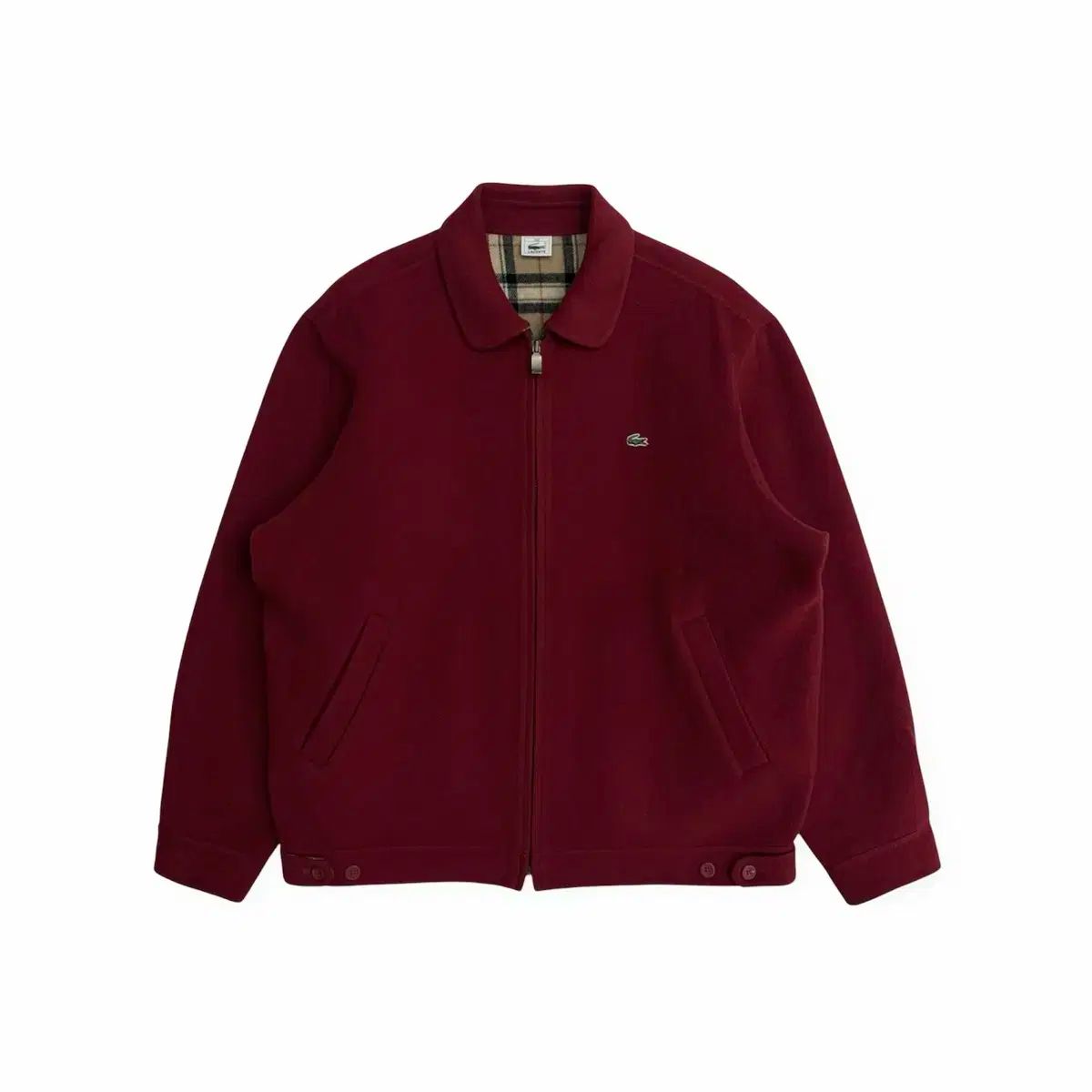 ラコステ スクール ウール ジップアップ ジャケット 100 l