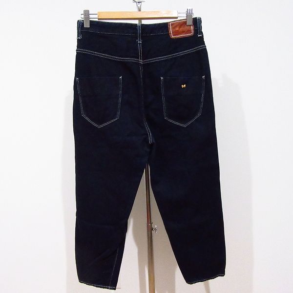 anc ミナペルホネン minaperhonen パンツ 38 青系 デニム 麻混 レディース 940934