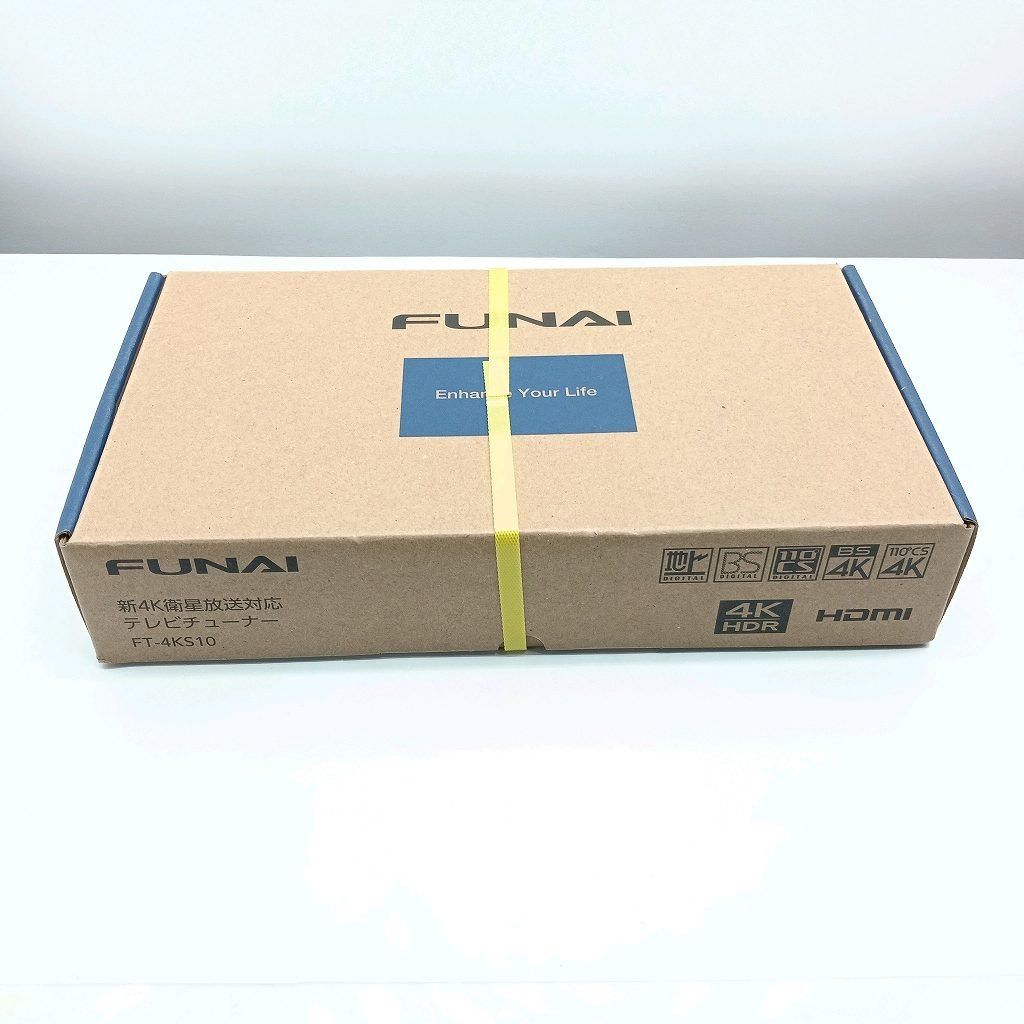 25 k-364 o FUNAI フナイ FT-4 KS 10 テレビチューナー 新4 K衛星放送対応