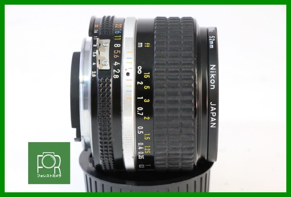 点検済 Nikon AI-S NIKKOR 28mm F2.8 U40