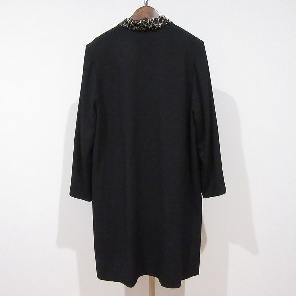 anc シセンドウ ヒトシタムラ 詩仙堂 BY HITOSHI コート リバーシブル 2way ちりめん 黒 アイボリー レディース 975093