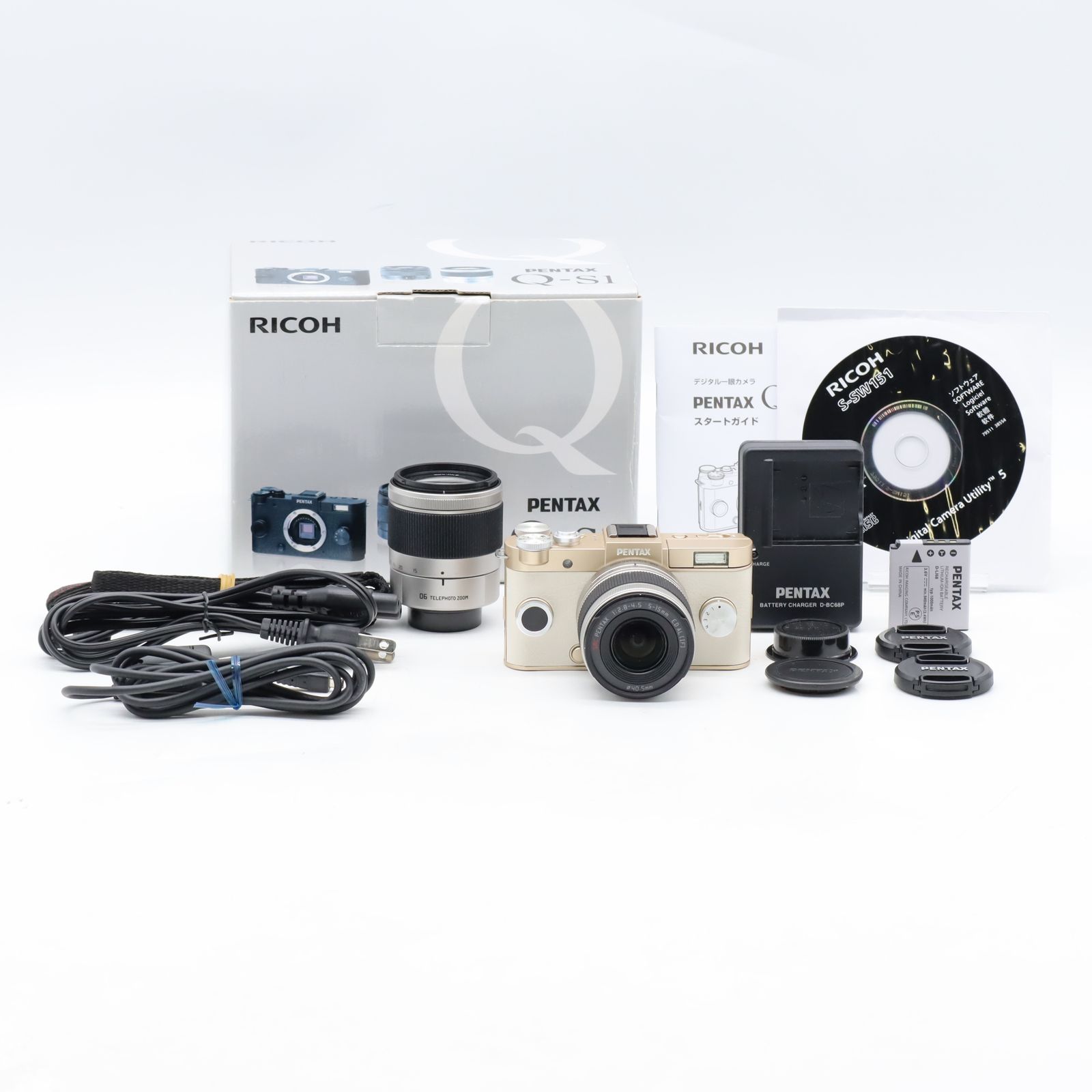 【稀少美品】PENTAX Q-S1　ダブルレンズキット【ショット数129回】 稀少美品】PENTAX Q-S1 ダブルレンズキット【ショット数129回】 - メルカリ