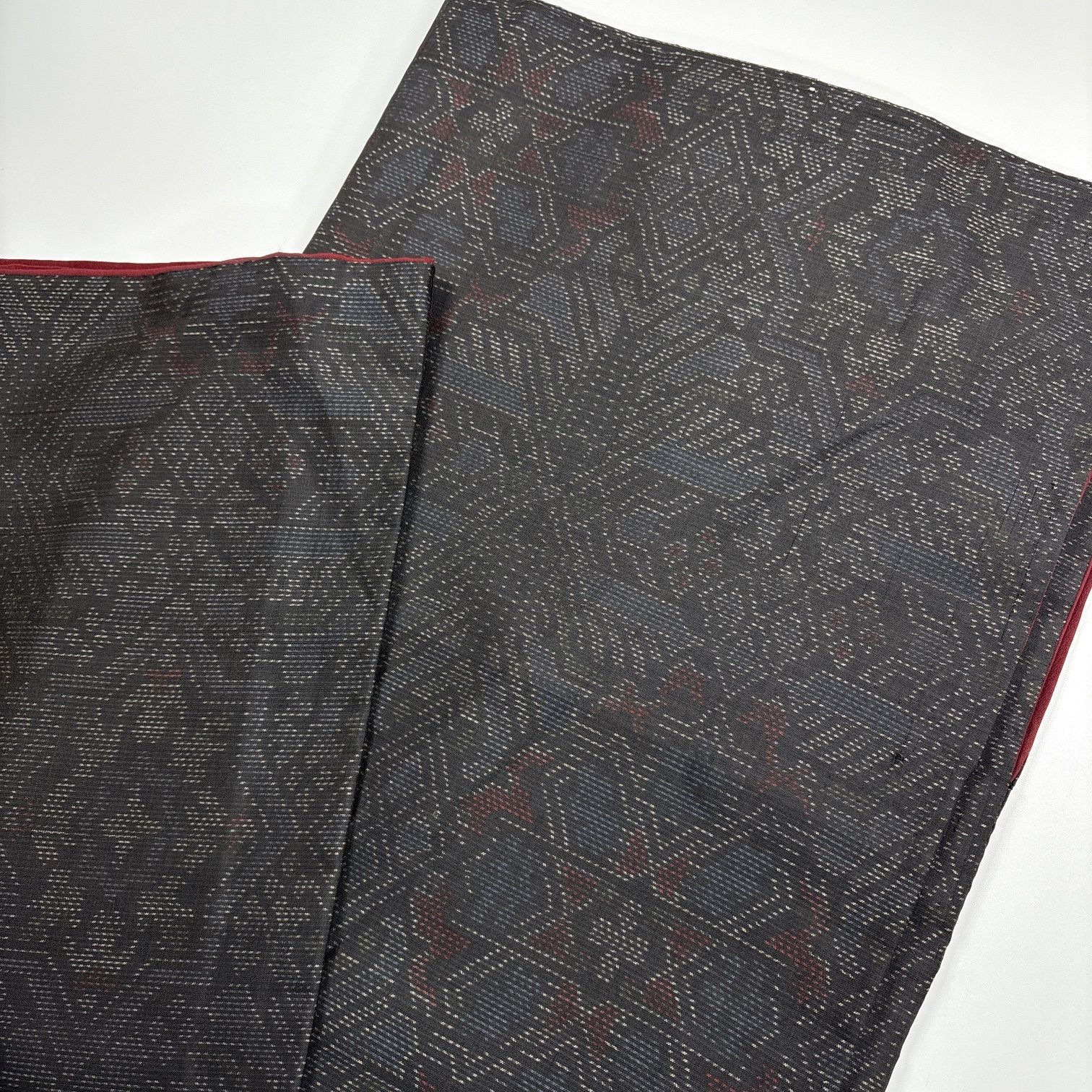  大島紬 正絹 着物 同梱 リメイク用 着付け 11130 紬 着物