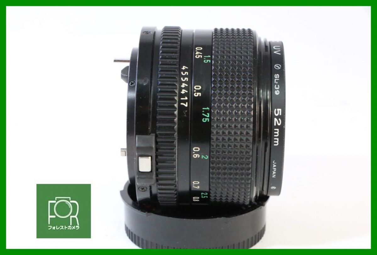 点検済 Canon NEW FD 50mm F1.4 前後キャップ フィルター付き K65