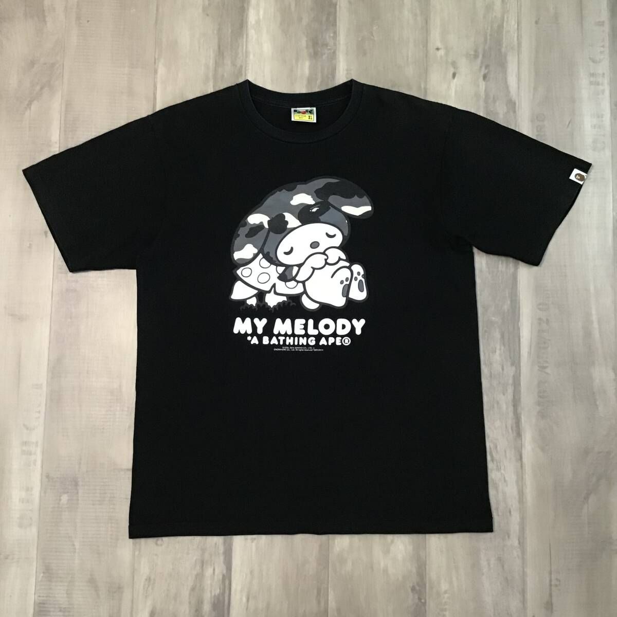 ☆蓄光☆ XL サンリオ × BAPE マイメロディ Tシャツ a bathing ape