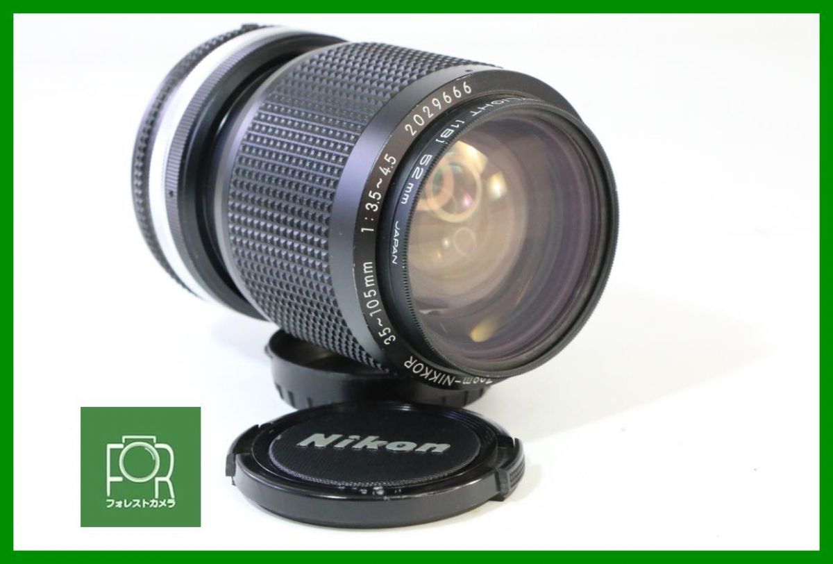 点検済 Nikon NIKKOR 35-105mm F3.5-4.5 前後キャップ付き K60