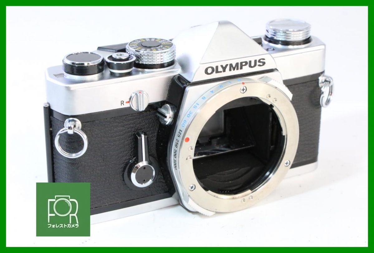 点検済 オリンパス OLYMPUS OM-1 ボディ シャッター全速 露出計完動 プリズム腐食なし 8816