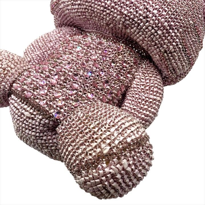  超 アンテプリマ ワイヤー キティちゃん ハローキティ ハンド バッグ ラージ シルバー ピンク ブランド 鞄 BAG m 15199 その他 バッグ