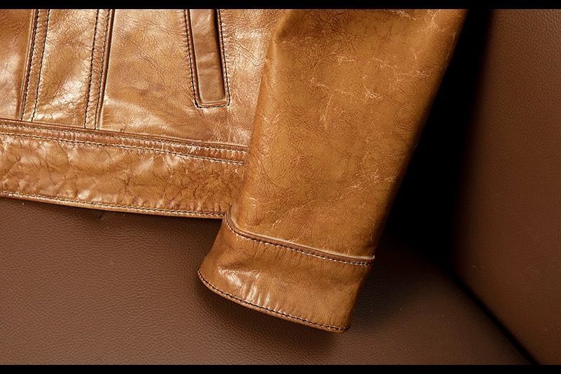 山羊革 短丈レザージャケット