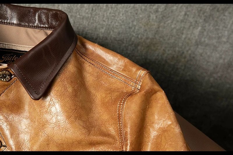 短丈レザージャケット ビジネス＆カジュアル兼用｜防寒