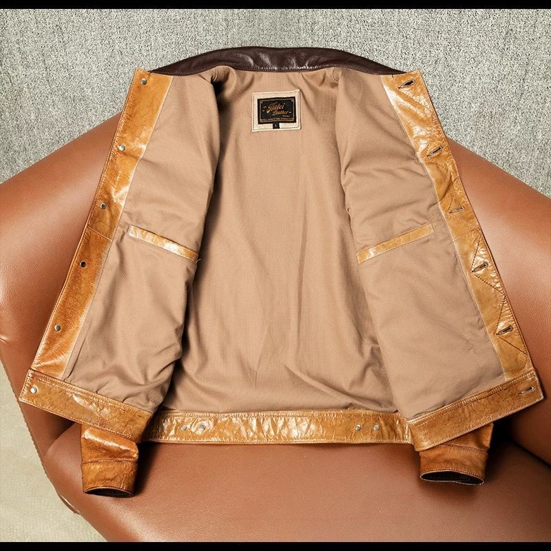 ジャケット 山羊革