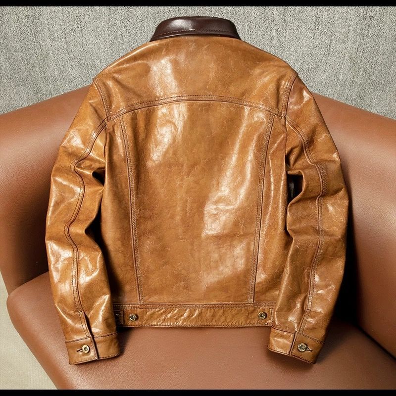 h 2025 メンズ 本革 ジャケット 山羊革 短丈レザージャケット ビジネス&カジュアル兼用|防寒 厚手 大きいサイズ対応