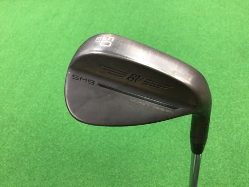 タイトリスト VOKEY SPIN MILLED SM9 ジェットブラック 50° 12°F ウェッジ WG BV 105 フレックスその他 メンズ 男性用 右利き 右用 Cランク ゴルフクラブ