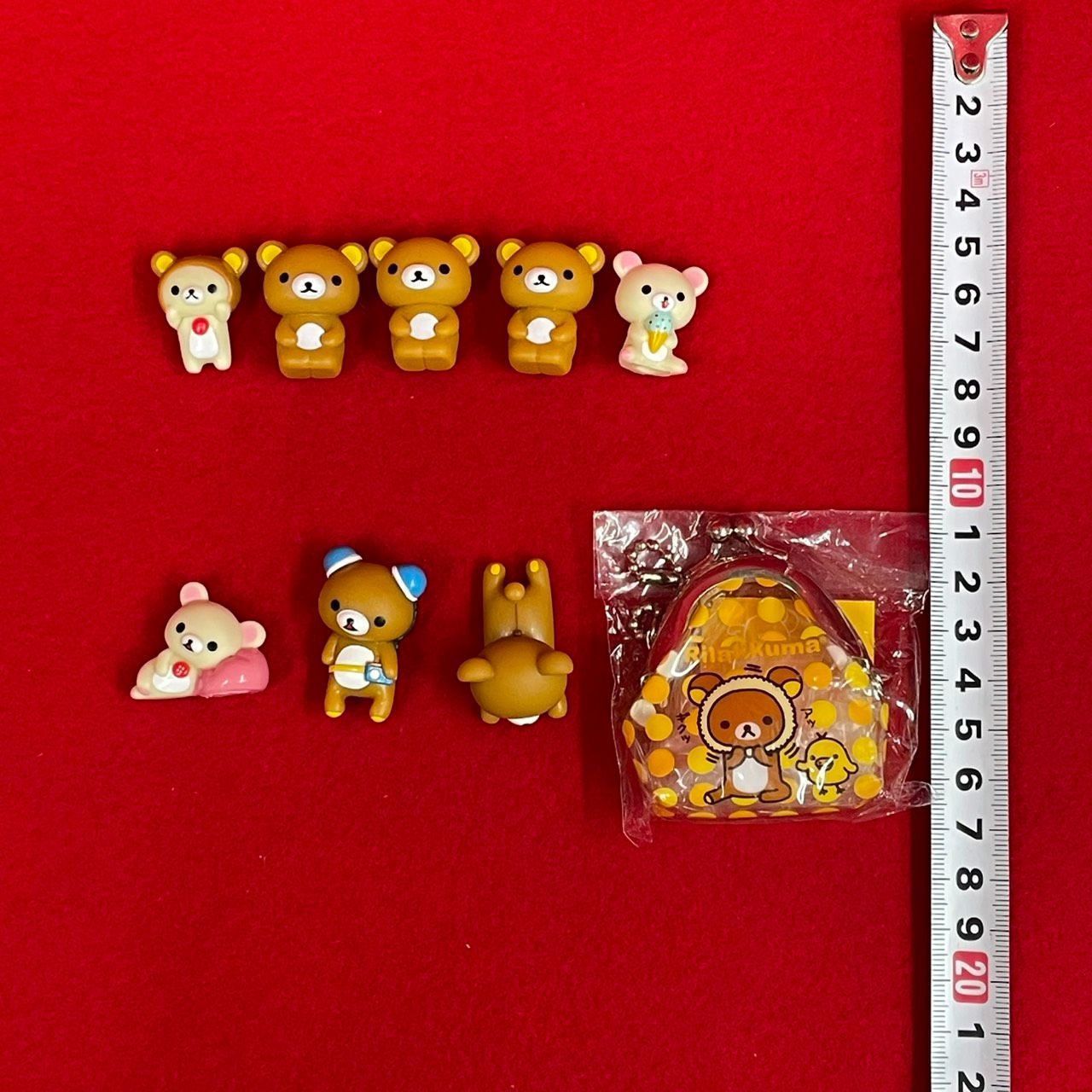 リラックマ コリラックマ フィギュア ソフビ マスコット 8体・ミニ