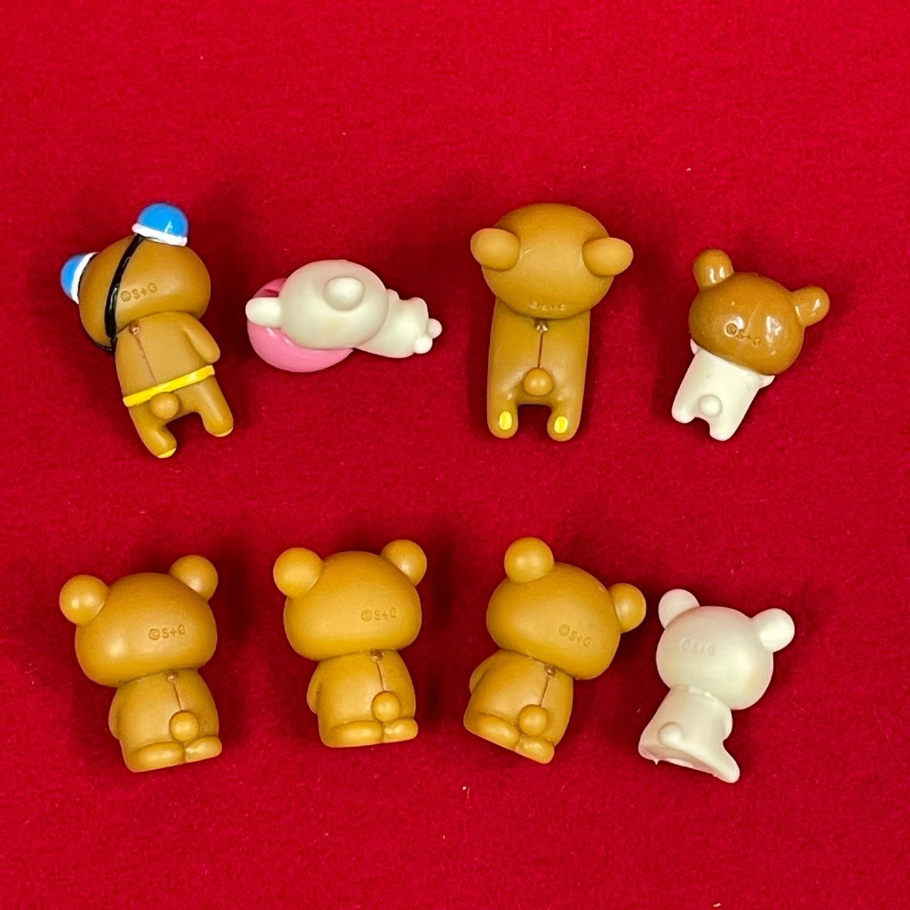 リラックマ コリラックマ フィギュア ソフビ マスコット 8体・ミニ