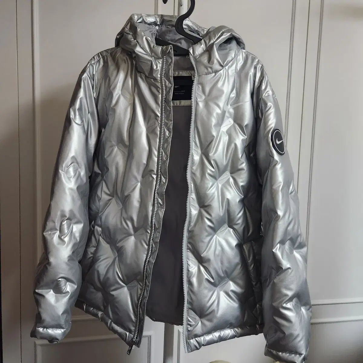 ナイキ ジュニア マットシルバー ダックダウン ダウン L 160