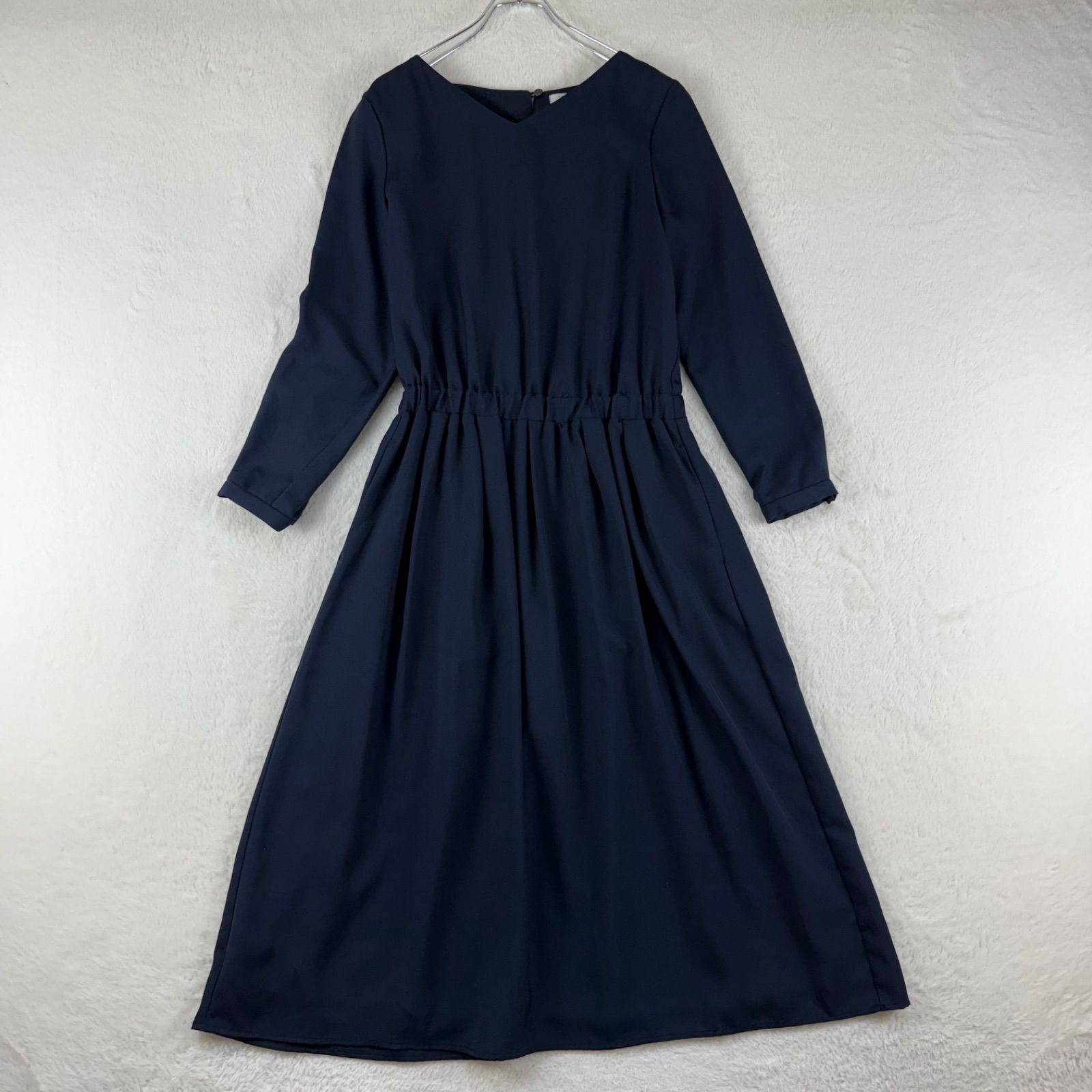 洗える PLST プラステ セレモニー ワンピーススーツ セットアップ ママスーツ ノー ジャケット 卒業式 入学式 式典 七五三 オケージョン 学校行事 お宮参り フォーマル オフィス お仕事 Mサイズ