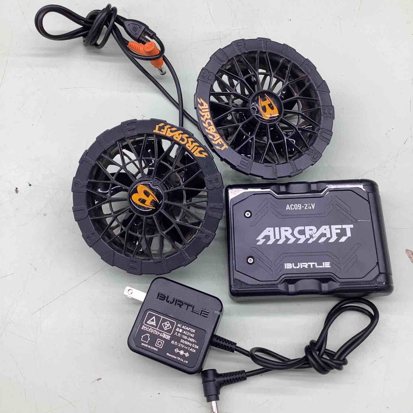 バートル BURTLE 空調服用ファン-バッテリーセット AC09 ファン AC09-1 エアークラフト 越谷店