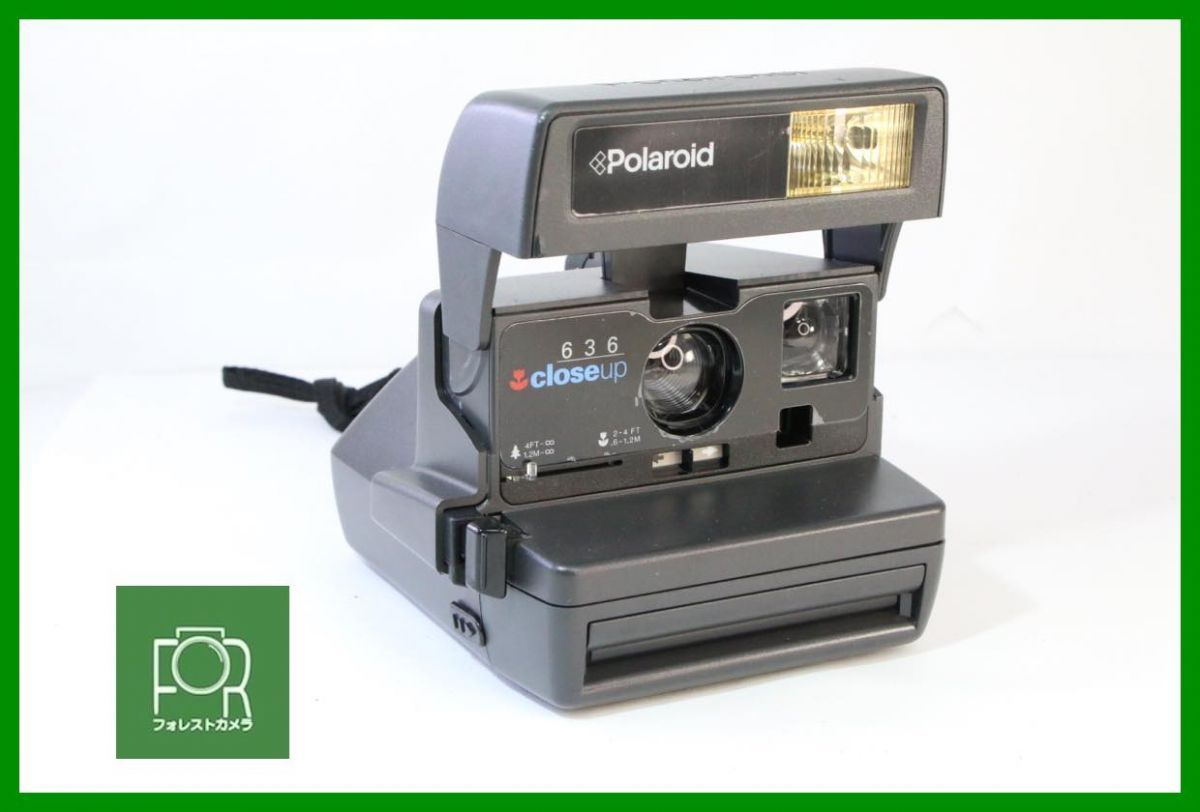 点検済 ポラロイド POLAROID 636 CLOSE UP フィルム装填 フラッシュ シャッター動作 済み T8