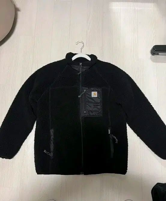 Carhartt ブラック ボア フリース ジャケット