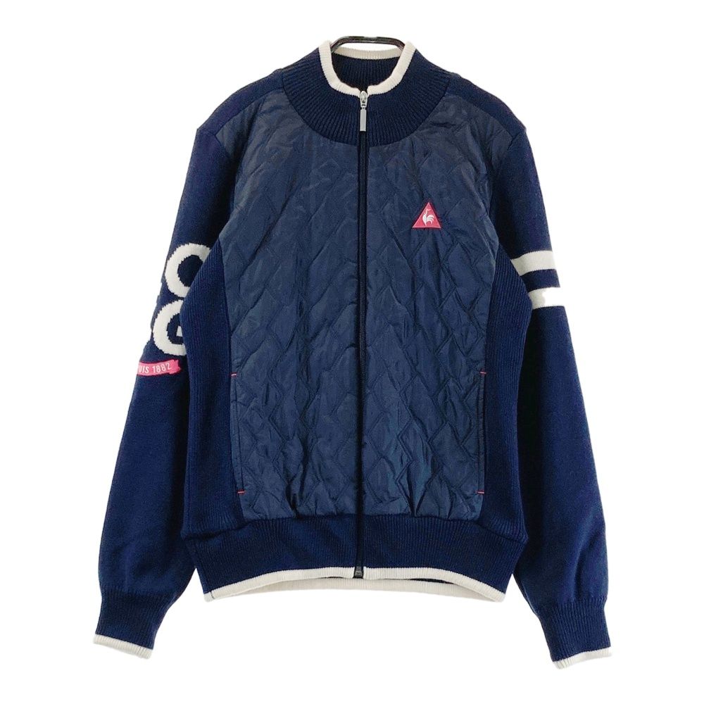 【極美品・近年・サイズL】マンシングウェア　ゴルフジャケット　中綿　ニット切替 極美品・近年・サイズL】マンシングウェア ゴルフジャケット 中綿