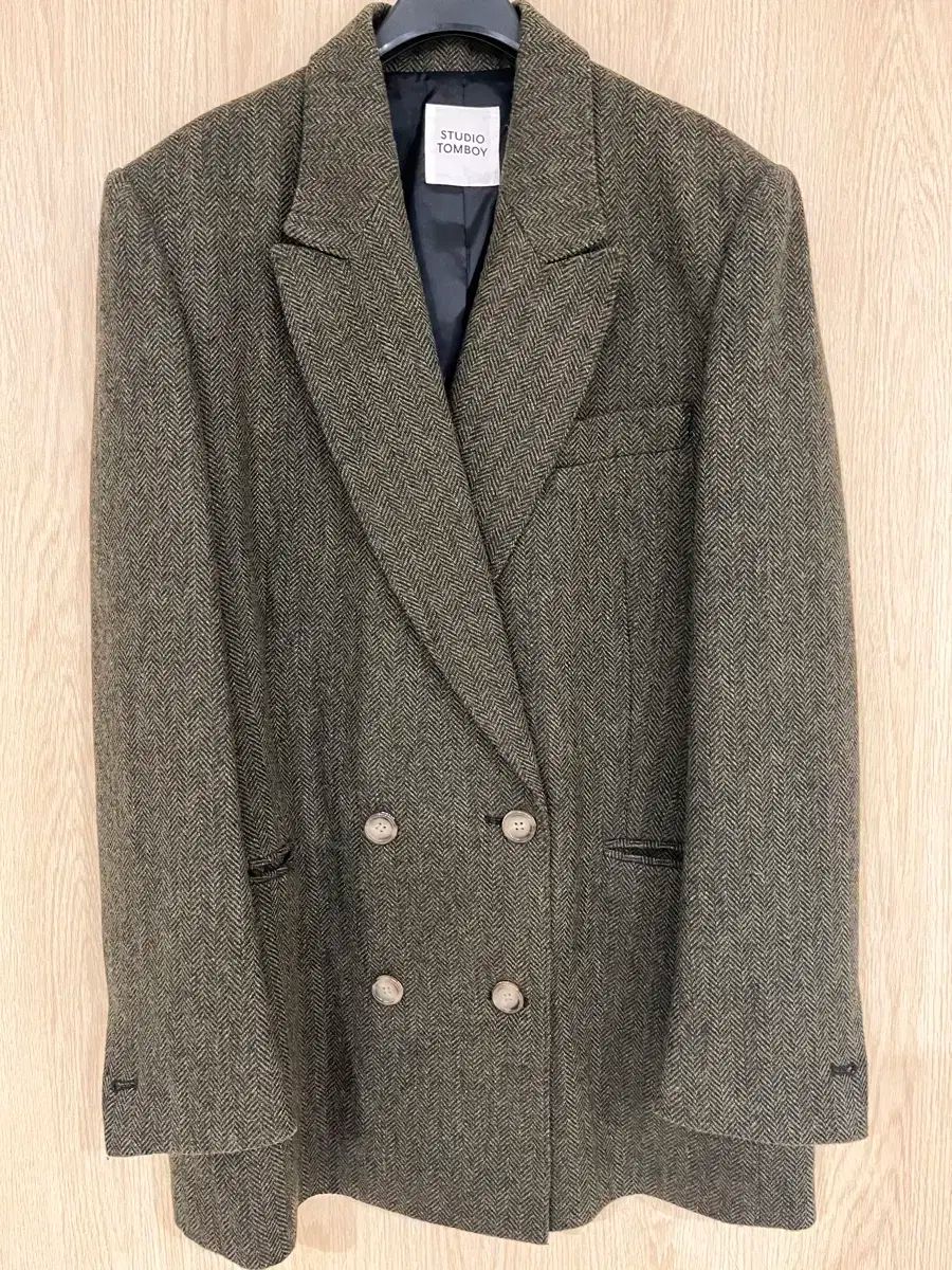 スタジオ トムボーイ ヘリンボーン ダブル ジャケット