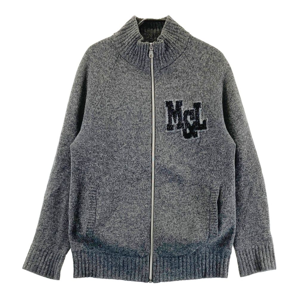 サイズ S MARK-LONA マークアンドロナ 裏地付 ニット ジップジャケット グレー系 240101544339 ゴルフウェア メンズ ストスト