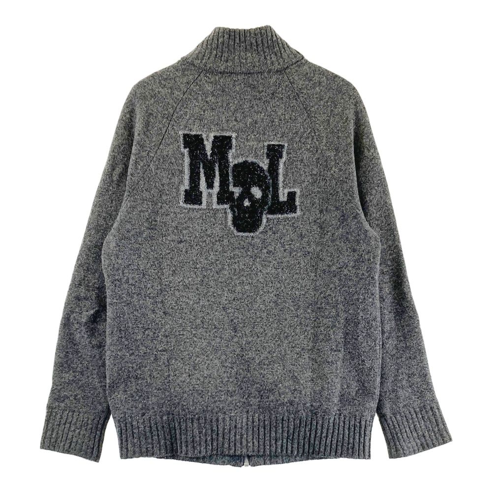 サイズ S MARK-LONA マークアンドロナ 裏地付 ニット ジップジャケット グレー系 ゴルフウェア メンズ ストスト