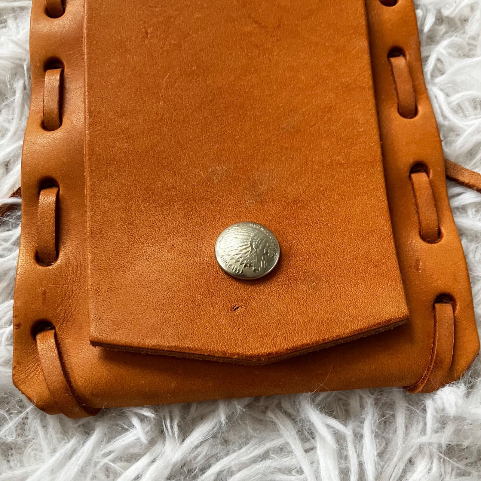 RED MOON レッドムーン レザー ベルトポーチ アメカジ 本革 コンチョ