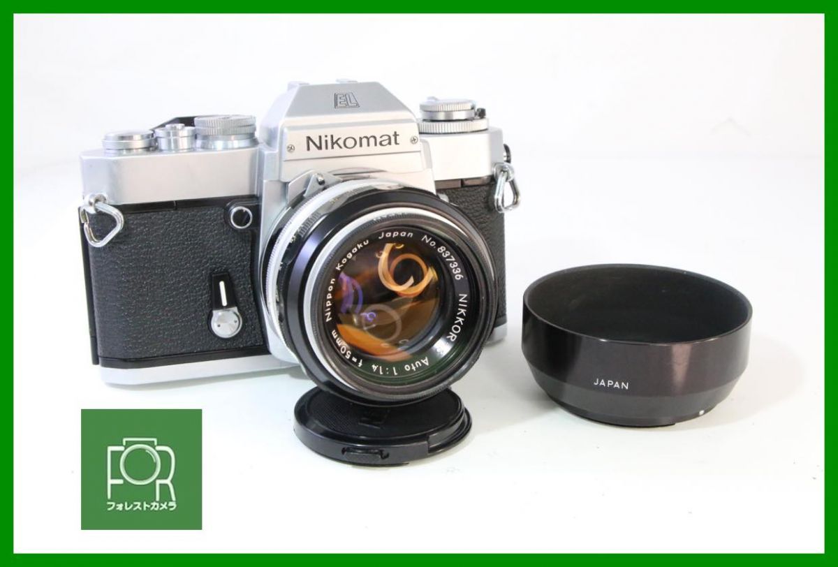 点検済 ニコン Nikon NIKOMAT EL Nippon Kogaku NIKKOR S Auto 50 mm F 1 4 シャッター全速 露出計 5423