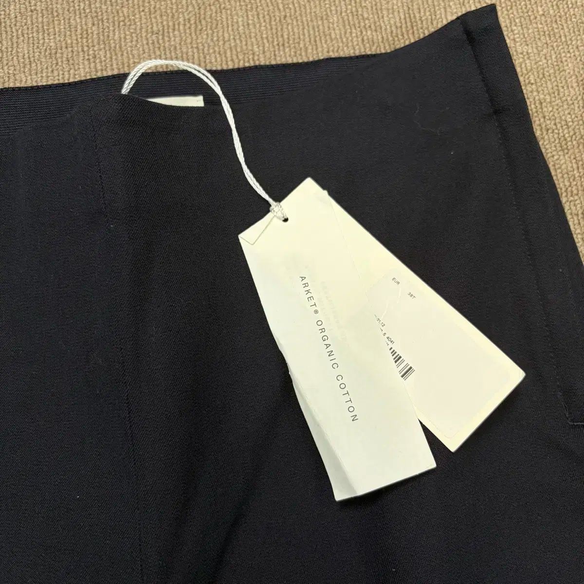 ARKET アーケット ストレッチコットン トラウザー パンツ 38