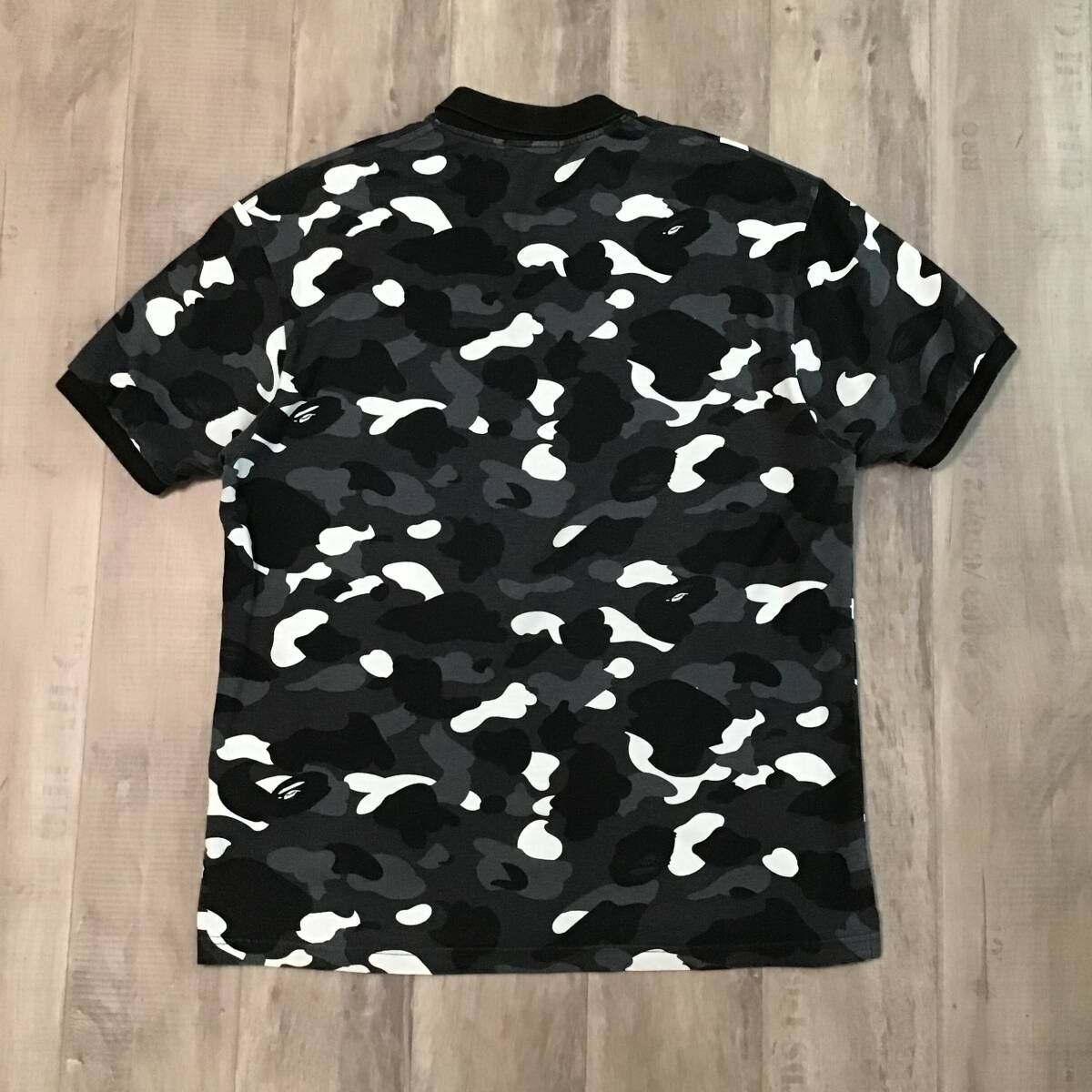 ☆蓄光☆ XXL City camo ポロシャツ a bathing ape BAPE polo shirt 