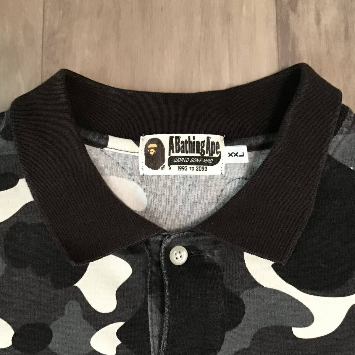☆蓄光☆ XXL City camo ポロシャツ a bathing ape BAPE polo shirt