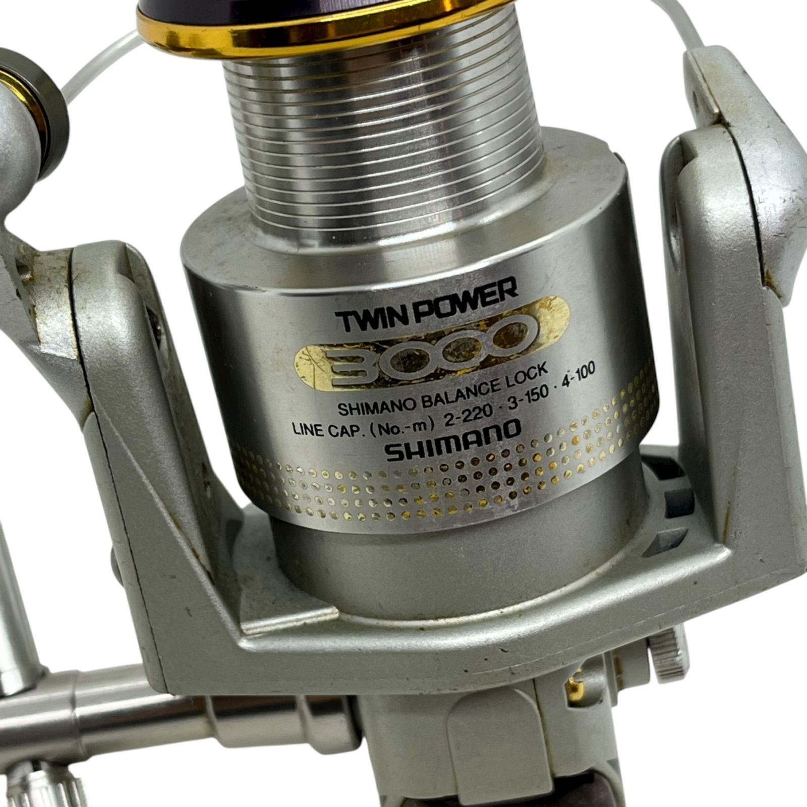 管2511-67 動作未 SHIMANO シマノ TWIN POWER 3000 スピニングリール 釣り