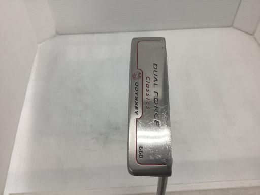 オデッセイ DUAL FORCE Classics 660 34インチ パター PT スチール フレックスその他 メンズ 男性用 右利き 右用 Dランク ゴルフクラブ