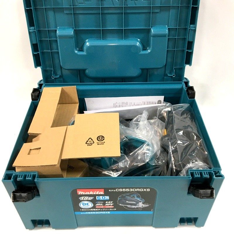 makita マキタ 150mm 充電式チップソーカッタ CS553DRGXS 18V 6.0Ah コードレス 金属カッター 切断機 電動工具 DW3618