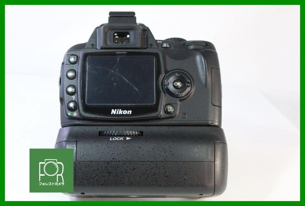  点検済 Nikon D 40 X AF S 18 55 mm S数わずか8070回 単三電池対応マガジンつき 単三電池 ４GB SDカードつき 4907 デジタル一眼レフ デジタルカメラ