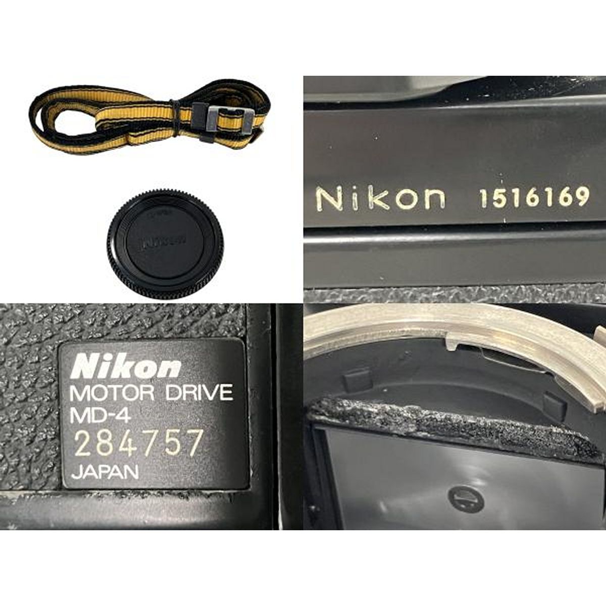 Nikon F3 HP SLR black MD-4 モータードライブ セット フィルム カメラ ボディ ニコン ジャンク Y10550777