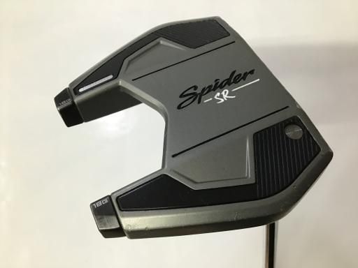 テーラーメイド Spider SR PLATINUM WHITE シングルベンド 34インチ パター PT スチール フレックスその他 メンズ 男性用 右利き 右用 Cランク ゴルフクラブ