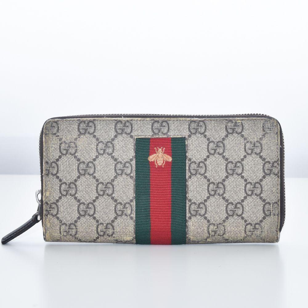 GUCCI 財布 長財布 シェリーライン 蜂 91225