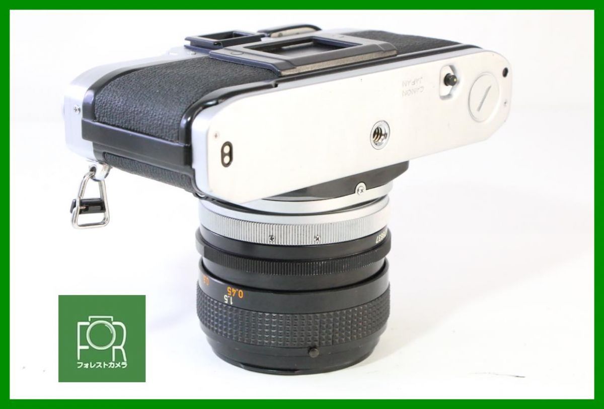 点検済 キヤノン Canon AE-1 FD 50mm F1.4 S.S.C. マーク シャッター全速 露出計 絞り完動 8903