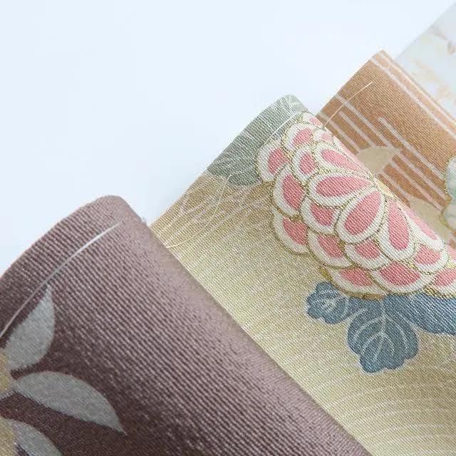 百華❀Y3684◇美品未着用 正絹 仕付け糸付 手縫い仕立て 訪問着 着物