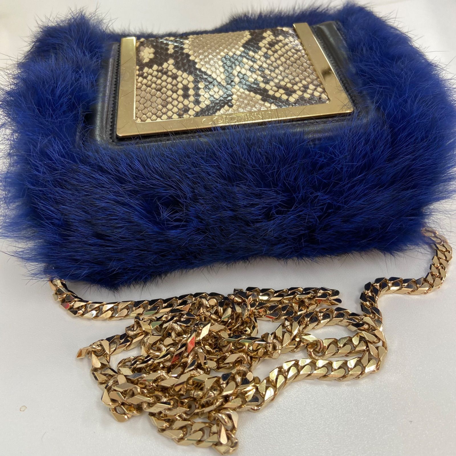 パイソンレザー チェーン