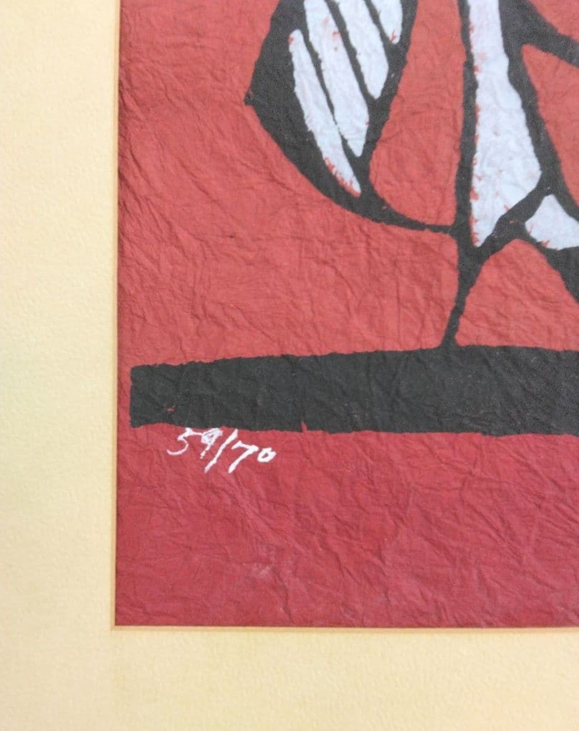 渡辺禎雄「聖母子」限定型染め版画 59/70 サイン入り 1978年 - メルカリ