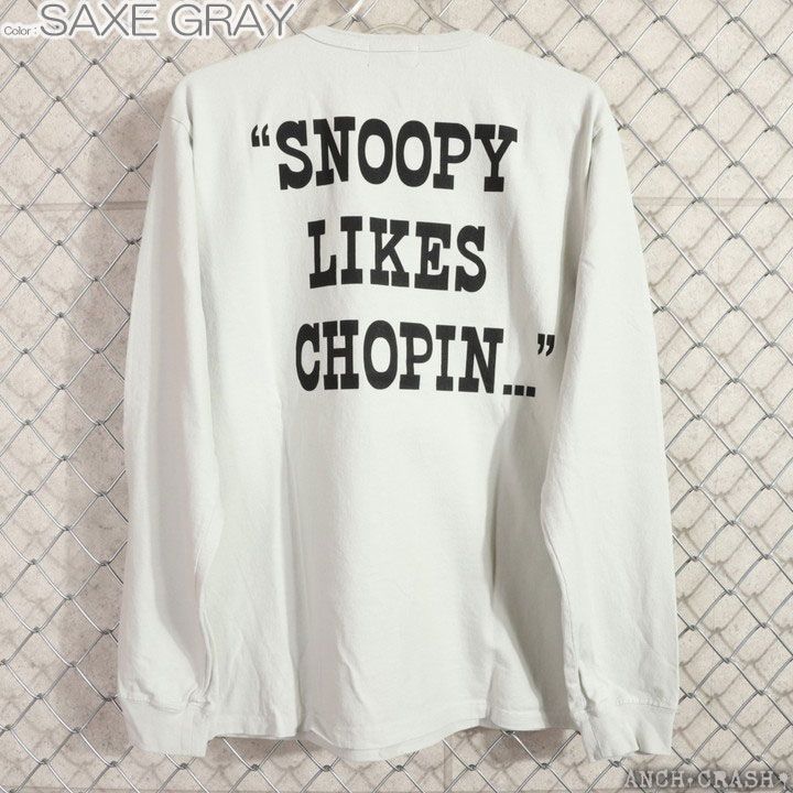 Vintage PEANUTS ヘヴィーオンス ロンT PELT-2403 サックスグレー