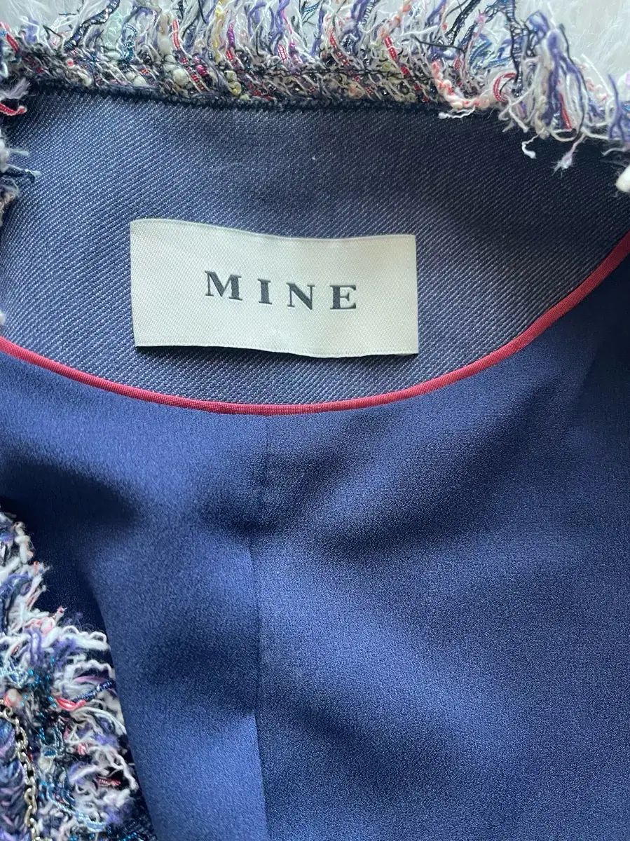 MINE マイン ザ ハンサム ツイード ジャケット 82-94-160