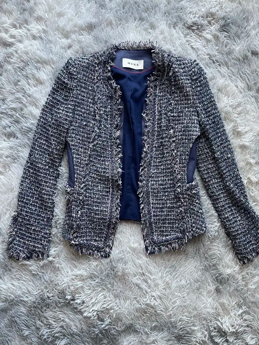 MINE マイン ザ ハンサム ツイード ジャケット 82-94-160